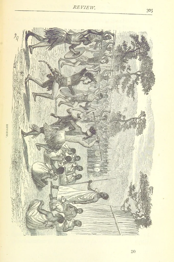 An illustration from Great African Travellers from Mungo Park to Livingstone and Stanley, etc, 1874, leaf 325