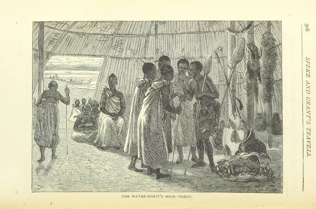 An illustration from Great African Travellers from Mungo Park to Livingstone and Stanley, etc, 1874, leaf 328