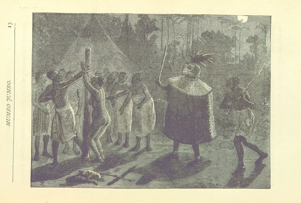 An illustration from Great African Travellers from Mungo Park to Livingstone and Stanley, etc, 1874, leaf 33