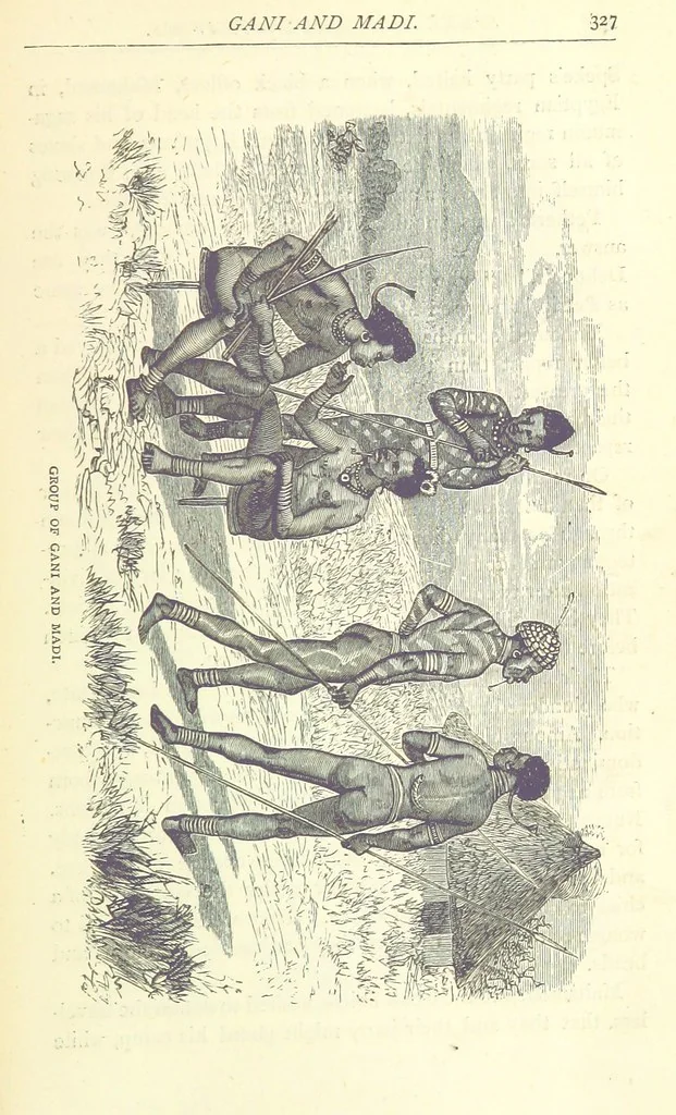 An illustration from Great African Travellers from Mungo Park to Livingstone and Stanley, etc, 1874, leaf 347