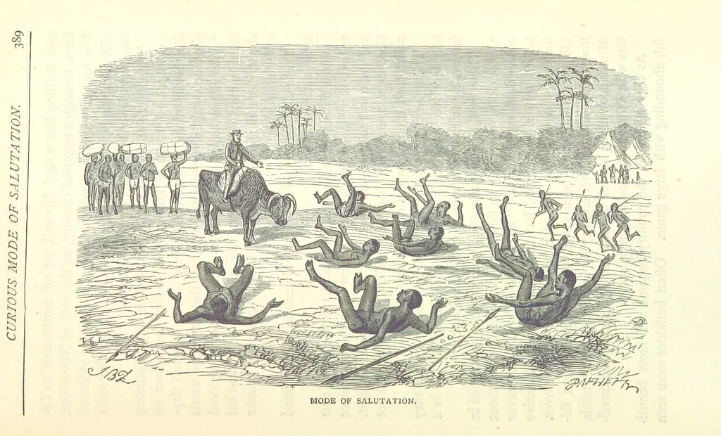 An illustration from Great African Travellers from Mungo Park to Livingstone and Stanley, etc, 1874, leaf 409