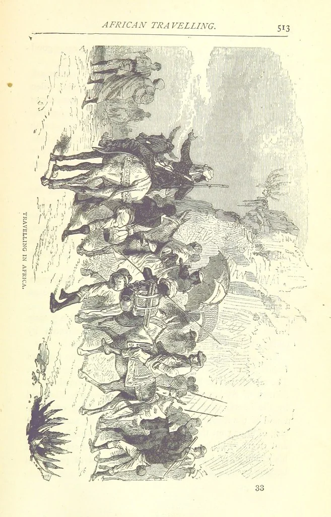 An illustration from Great African Travellers from Mungo Park to Livingstone and Stanley, etc, 1874, leaf 533