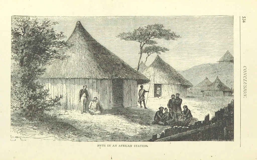 An illustration from Great African Travellers from Mungo Park to Livingstone and Stanley, etc, 1874, leaf 554