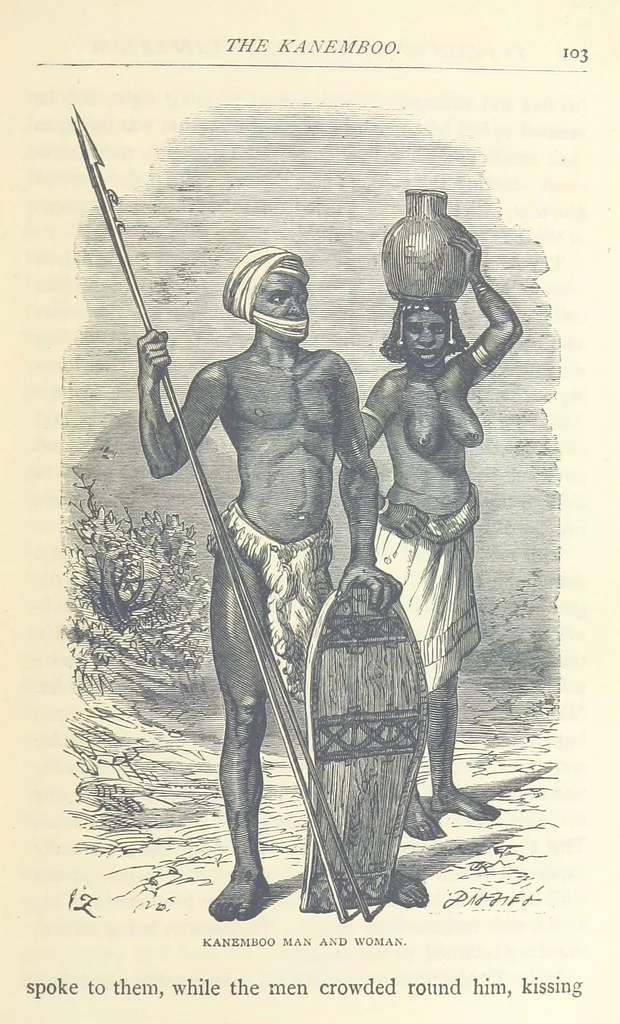 An illustration from Great African Travellers ... By W. H. G. K. and H. Frith, 1885, leaf 123