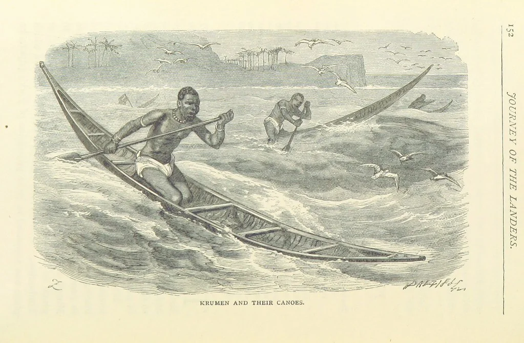 An illustration from Great African Travellers ... By W. H. G. K. and H. Frith, 1885, leaf 172