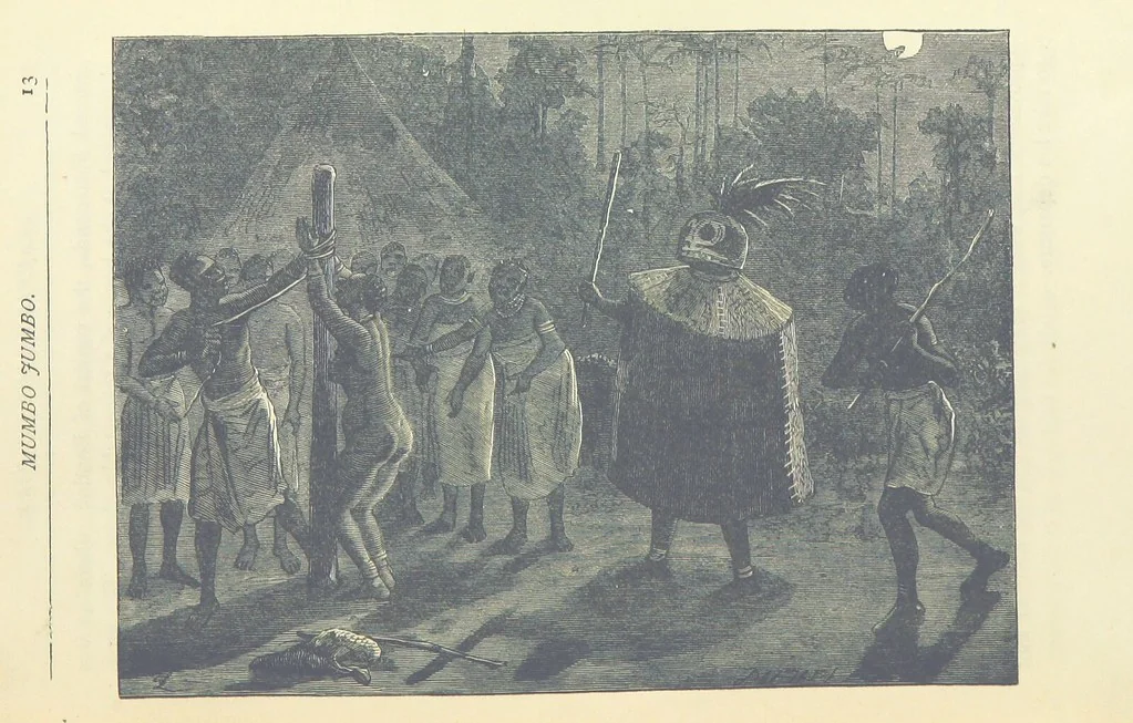 An illustration from Great African Travellers ... By W. H. G. K. and H. Frith, 1885, leaf 33