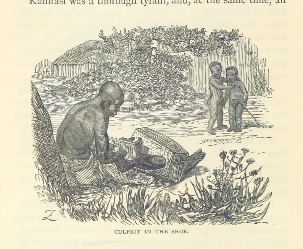 An illustration from Great African Travellers ... By W. H. G. K. and H. Frith, 1885, leaf 338
