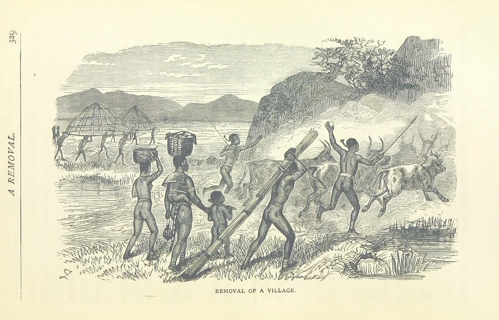 An illustration from Great African Travellers ... By W. H. G. K. and H. Frith, 1885, leaf 349