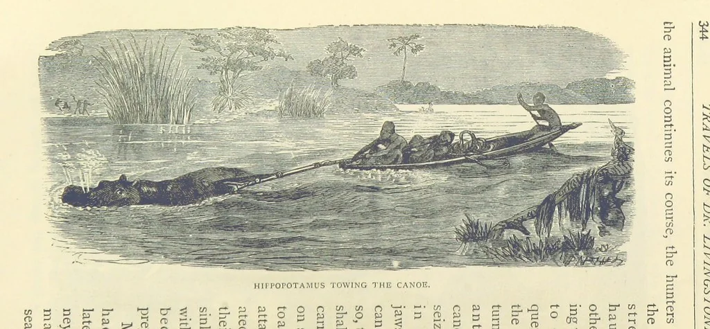 An illustration from Great African Travellers ... By W. H. G. K. and H. Frith, 1885, leaf 364