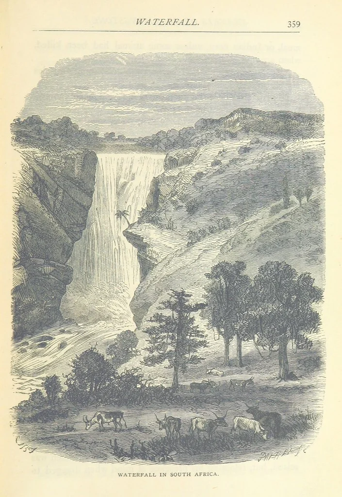 An illustration from Great African Travellers ... By W. H. G. K. and H. Frith, 1885, leaf 379