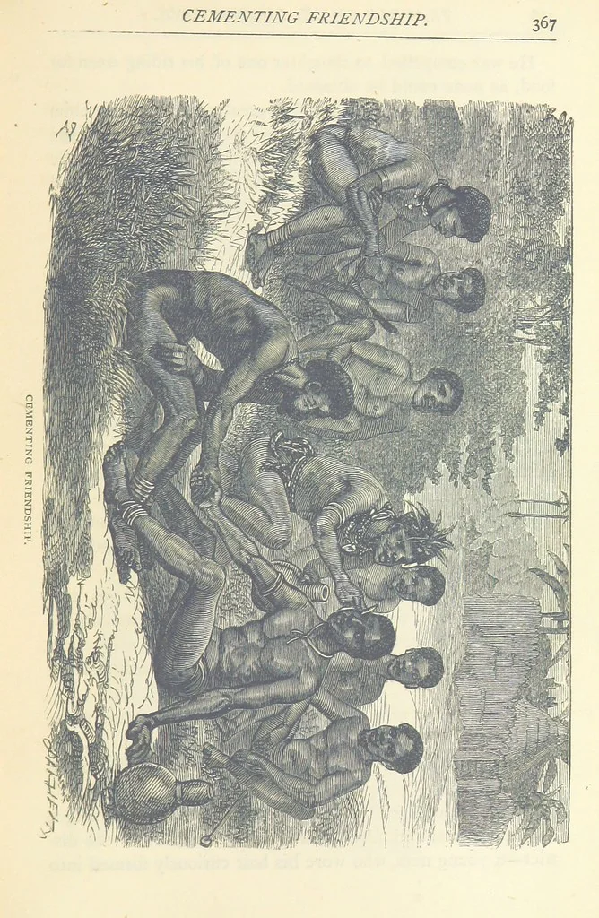 An illustration from Great African Travellers ... By W. H. G. K. and H. Frith, 1885, leaf 387