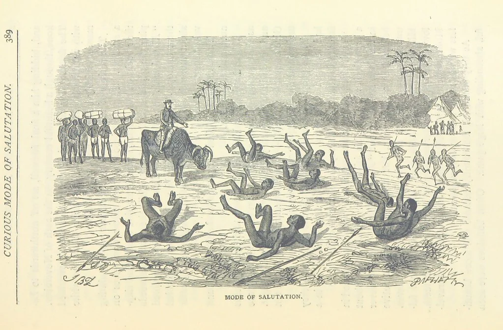 An illustration from Great African Travellers ... By W. H. G. K. and H. Frith, 1885, leaf 409