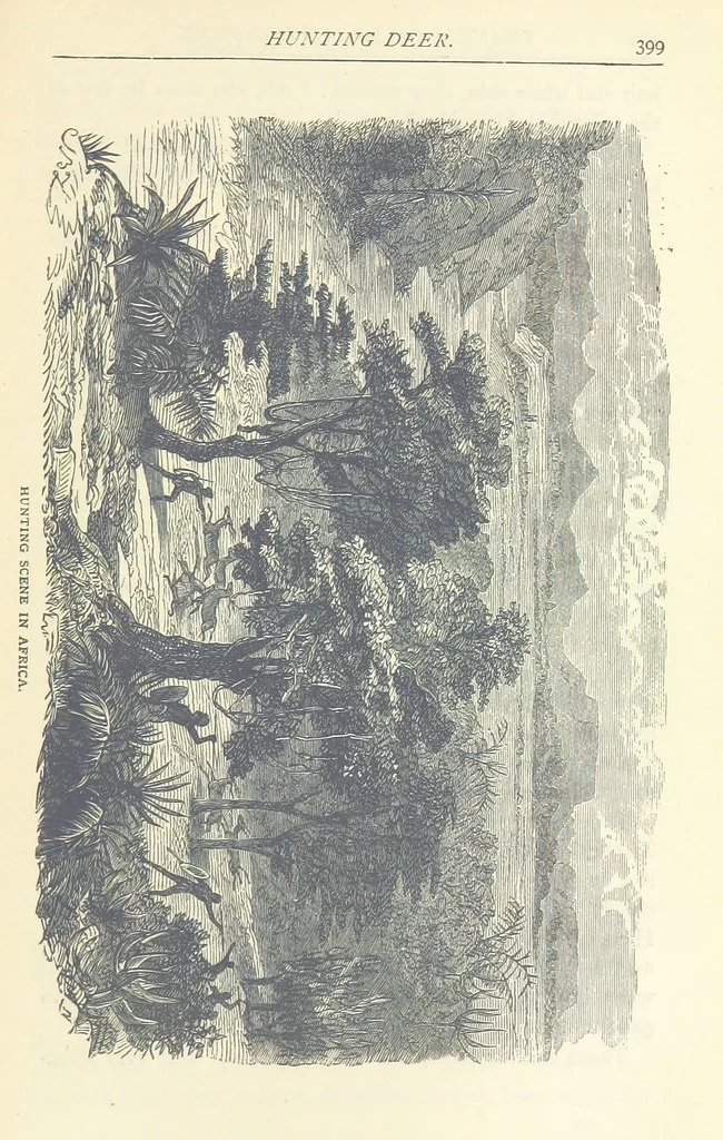 An illustration from Great African Travellers ... By W. H. G. K. and H. Frith, 1885, leaf 419
