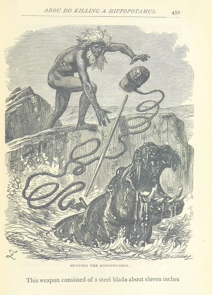 An illustration from Great African Travellers ... By W. H. G. K. and H. Frith, 1885, leaf 479