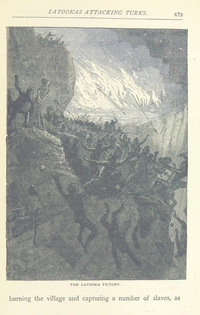 An illustration from Great African Travellers ... By W. H. G. K. and H. Frith, 1885, leaf 499