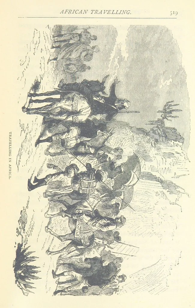 An illustration from Great African Travellers ... By W. H. G. K. and H. Frith, 1885, leaf 539