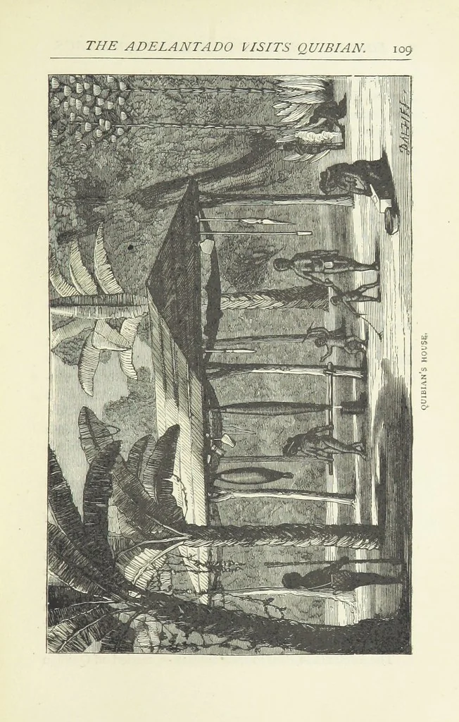 An illustration from Notable Voyagers from Columbus to Nordenskïold. By W. H. G. K. and H. Frith, 1885, leaf 131