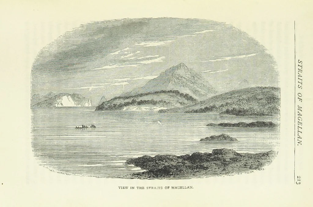 An illustration from Notable Voyagers from Columbus to Nordenskïold. By W. H. G. K. and H. Frith, 1885, leaf 239