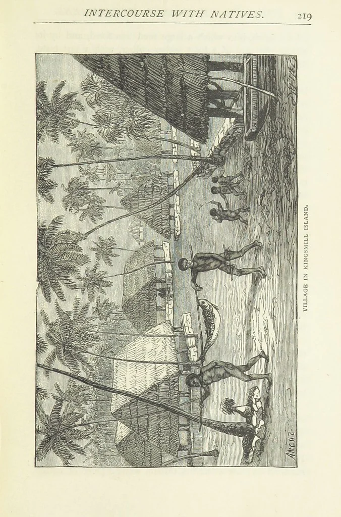 An illustration from Notable Voyagers from Columbus to Nordenskïold. By W. H. G. K. and H. Frith, 1885, leaf 245