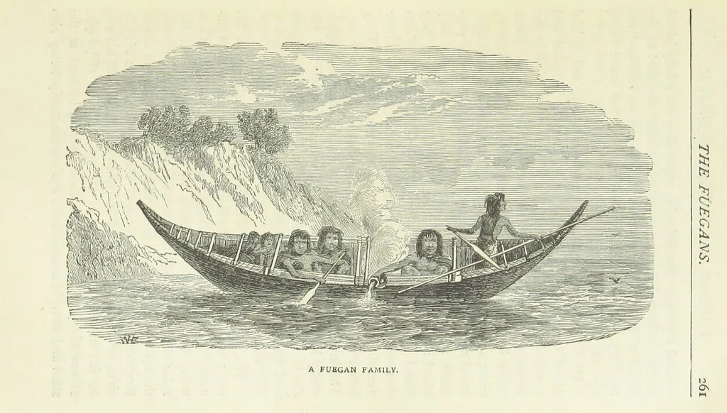 An illustration from Notable Voyagers from Columbus to Nordenskïold. By W. H. G. K. and H. Frith, 1885, leaf 287