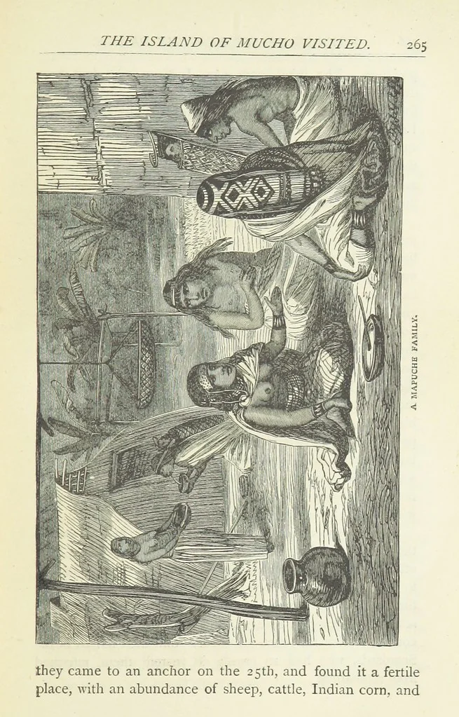 An illustration from Notable Voyagers from Columbus to Nordenskïold. By W. H. G. K. and H. Frith, 1885, leaf 291