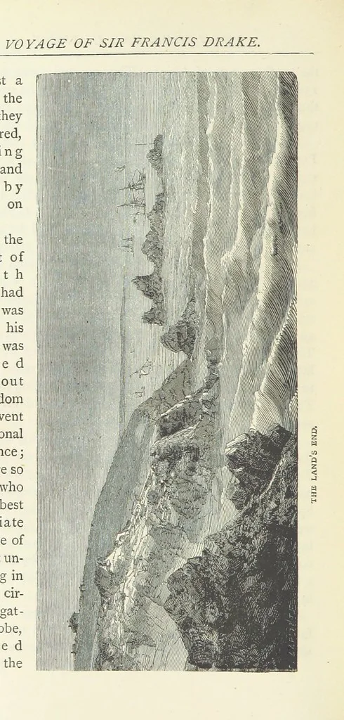 An illustration from Notable Voyagers from Columbus to Nordenskïold. By W. H. G. K. and H. Frith, 1885, leaf 332