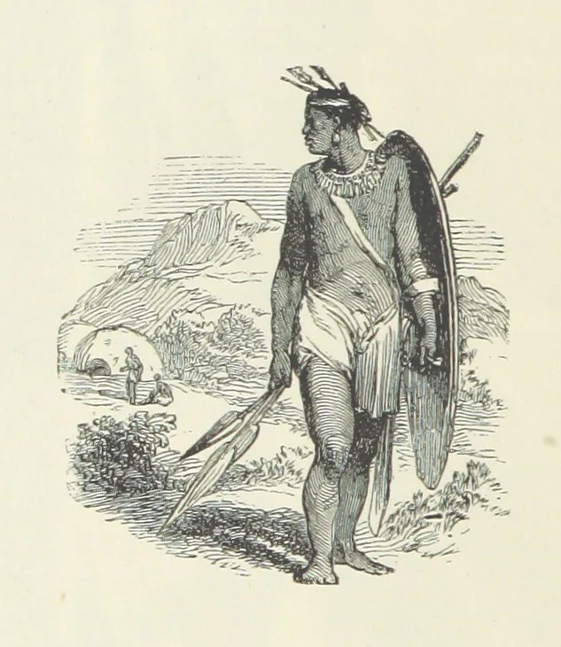 An illustration from Notable Voyagers from Columbus to Nordenskïold. By W. H. G. K. and H. Frith, 1885, leaf 338
