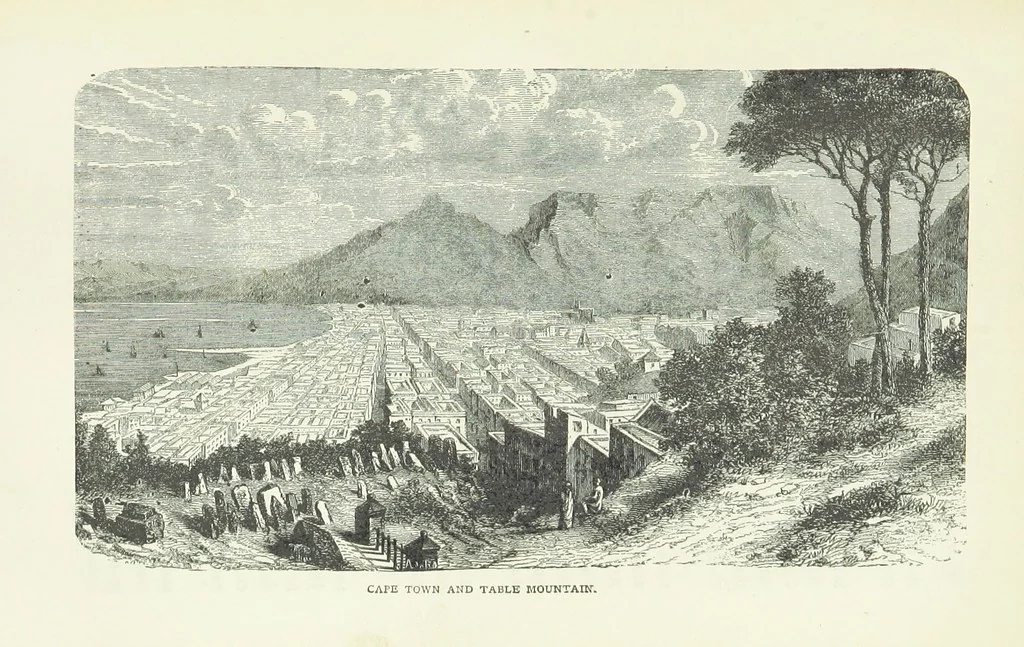 An illustration from Notable Voyagers from Columbus to Nordenskïold. By W. H. G. K. and H. Frith, 1885, leaf 361