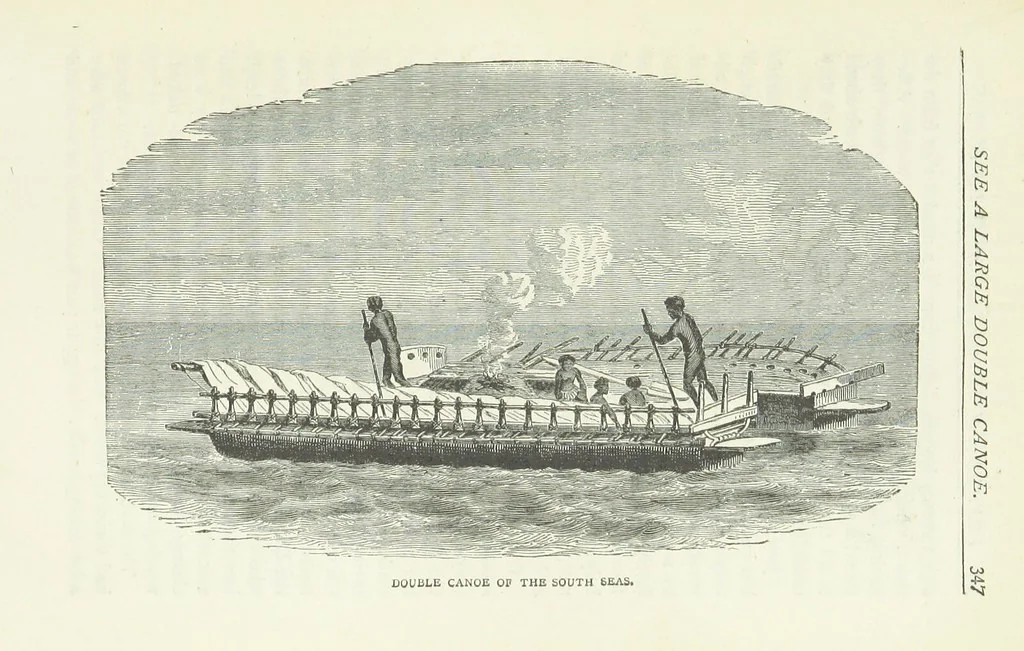 An illustration from Notable Voyagers from Columbus to Nordenskïold. By W. H. G. K. and H. Frith, 1885, leaf 375