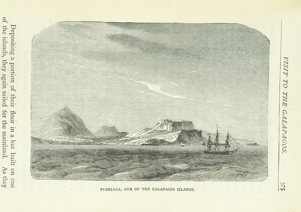 An illustration from Notable Voyagers from Columbus to Nordenskïold. By W. H. G. K. and H. Frith, 1885, leaf 403