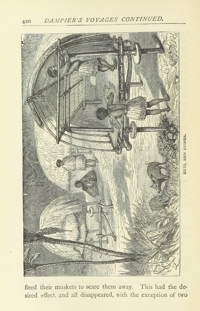 An illustration from Notable Voyagers from Columbus to Nordenskïold. By W. H. G. K. and H. Frith, 1885, leaf 448