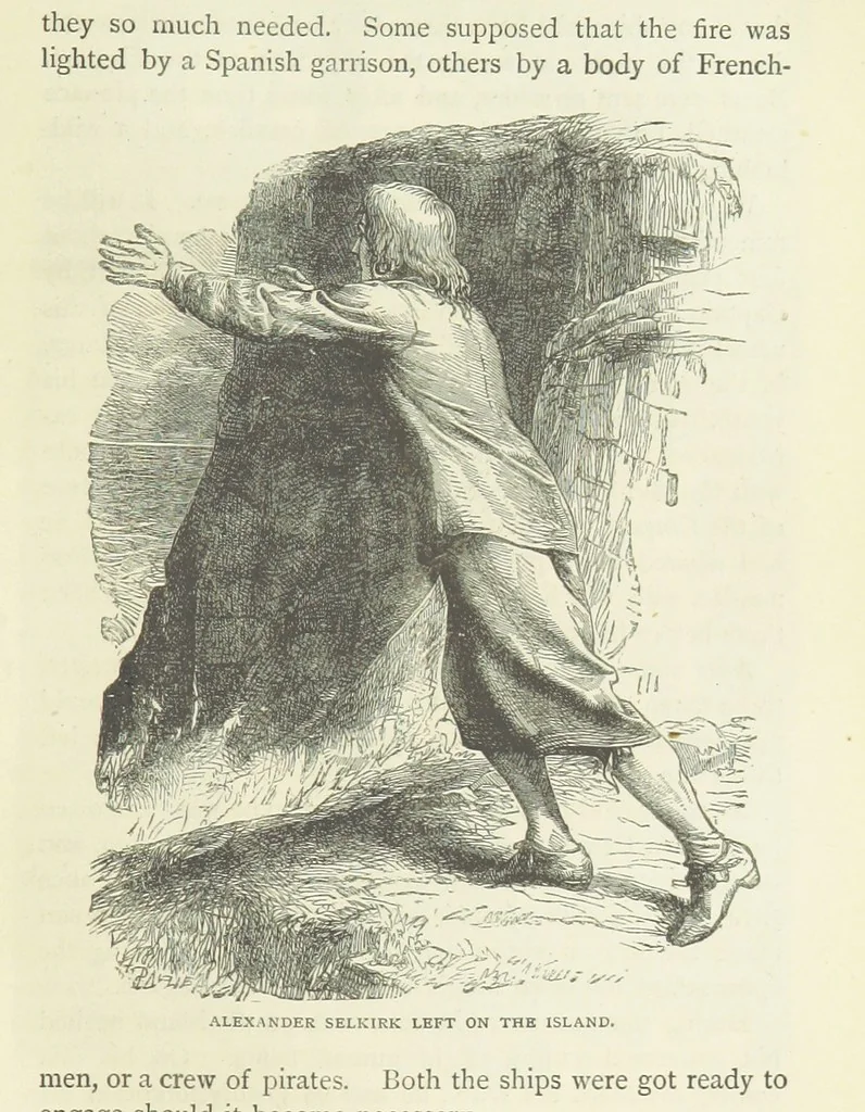 An illustration from Notable Voyagers from Columbus to Nordenskïold. By W. H. G. K. and H. Frith, 1885, leaf 455