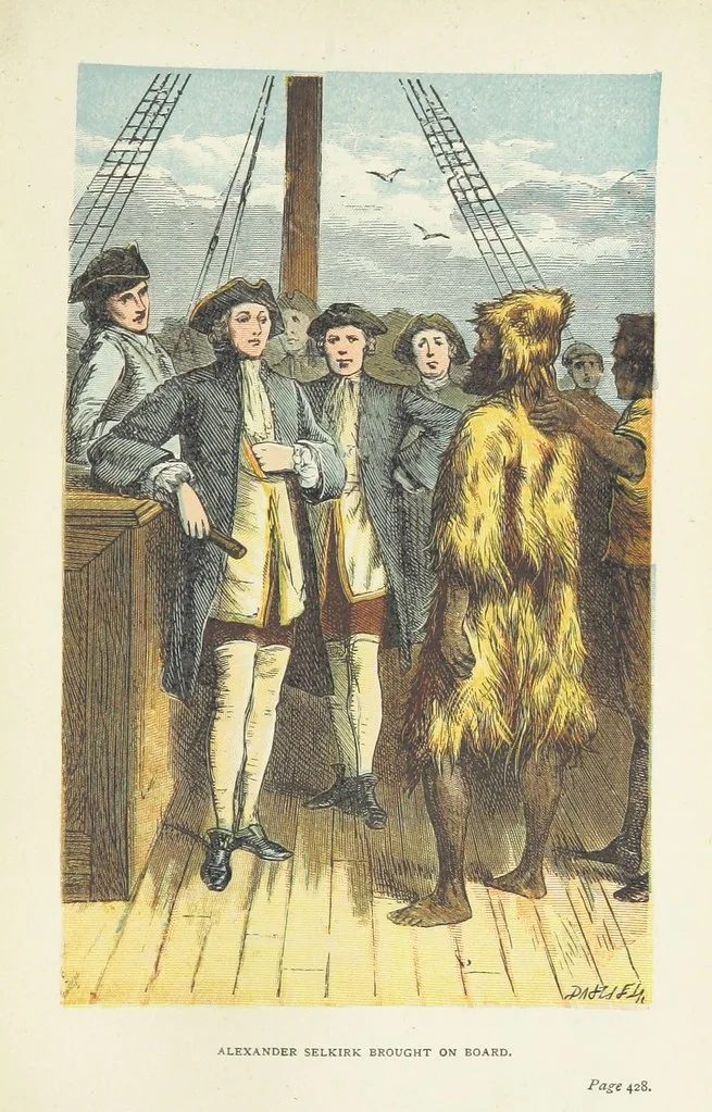 An illustration from Notable Voyagers from Columbus to Nordenskïold. By W. H. G. K. and H. Frith, 1885, leaf 457