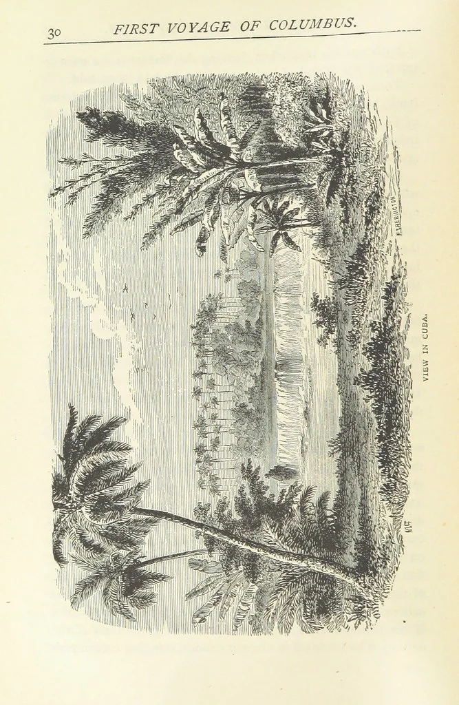 An illustration from Notable Voyagers from Columbus to Nordenskïold. By W. H. G. K. and H. Frith, 1885, leaf 50