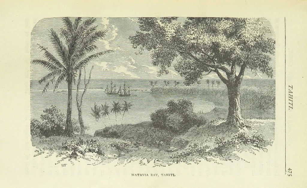 An illustration from Notable Voyagers from Columbus to Nordenskïold. By W. H. G. K. and H. Frith, 1885, leaf 507