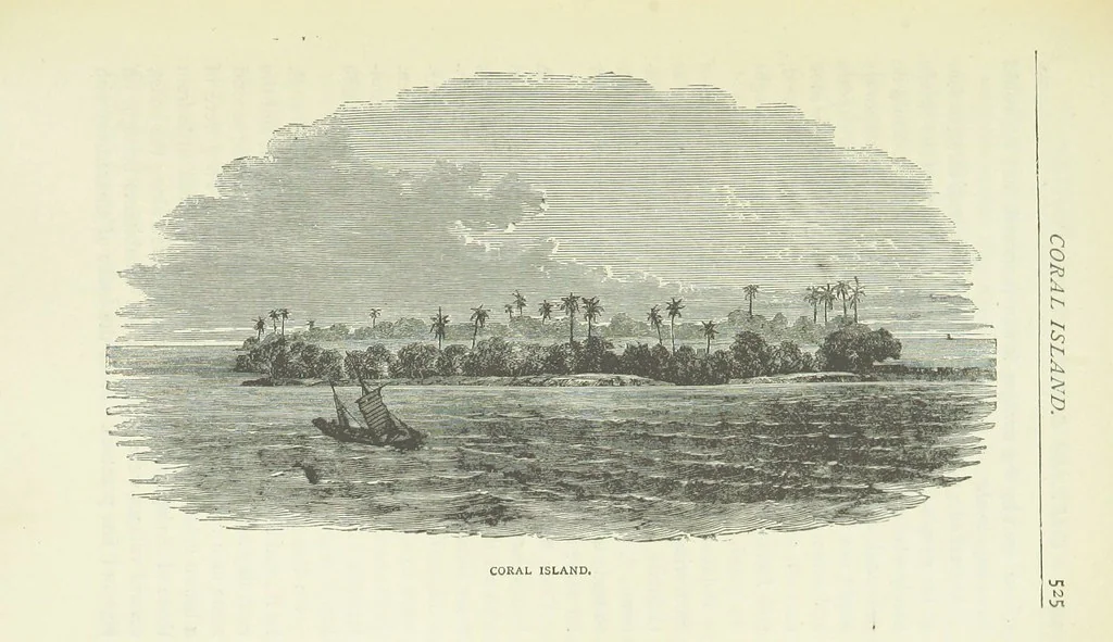An illustration from Notable Voyagers from Columbus to Nordenskïold. By W. H. G. K. and H. Frith, 1885, leaf 561
