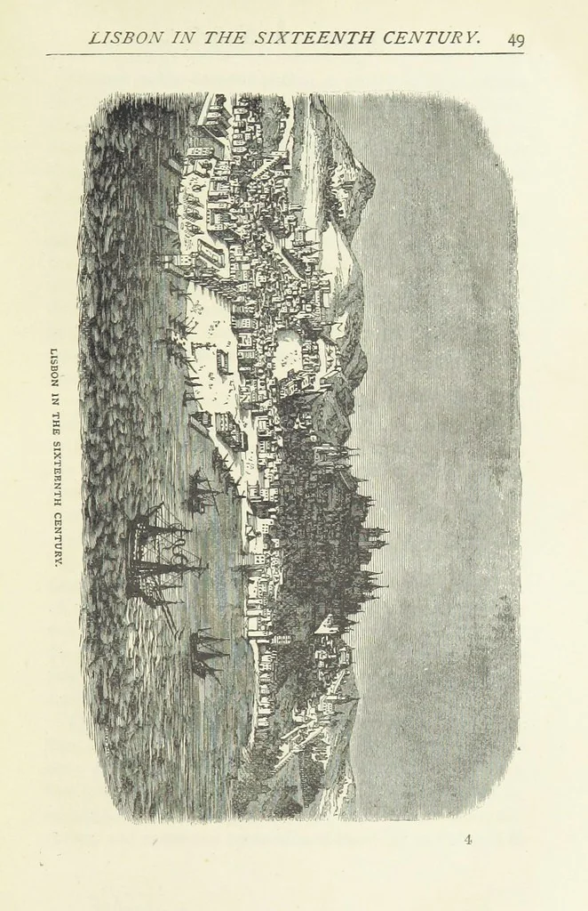 An illustration from Notable Voyagers from Columbus to Nordenskïold. By W. H. G. K. and H. Frith, 1885, leaf 69