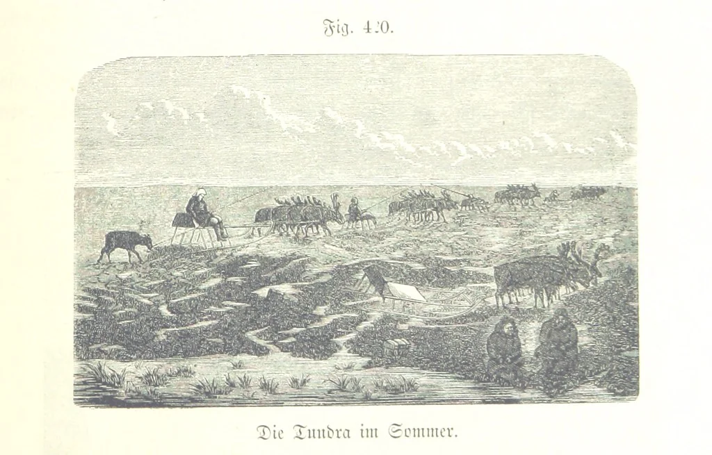An illustration from Unser Wissen von der Erde. Allgemeine Erdkunde und Länderkunde, herausgegeben unter fachmännischer Mitwirkung von A. Kirchhoff, 1886, leaf 1005