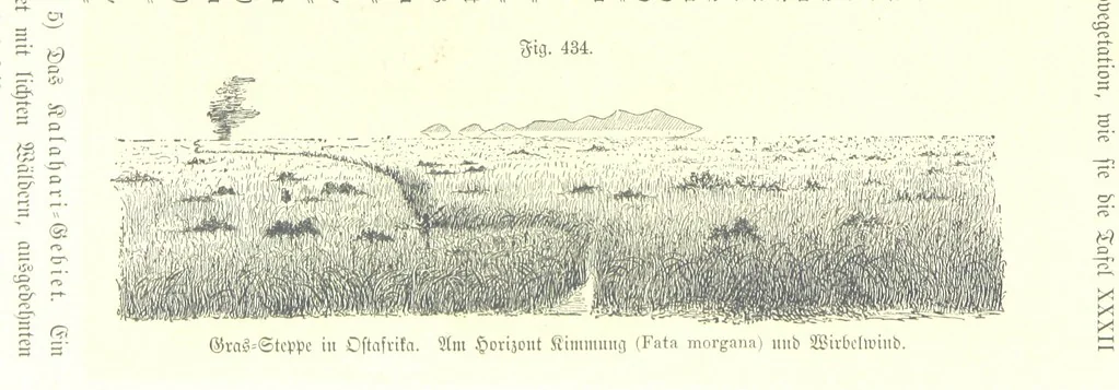 An illustration from Unser Wissen von der Erde. Allgemeine Erdkunde und Länderkunde, herausgegeben unter fachmännischer Mitwirkung von A. Kirchhoff, 1886, leaf 1023
