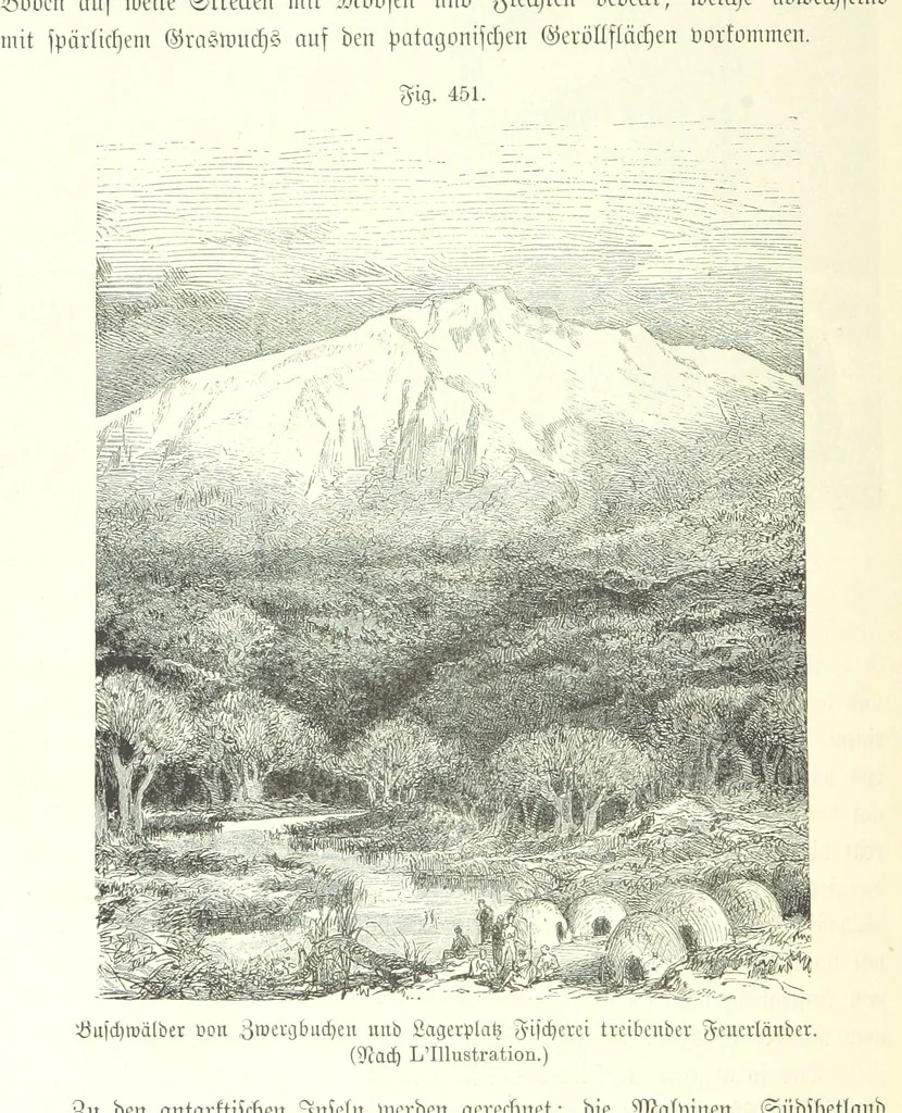 An illustration from Unser Wissen von der Erde. Allgemeine Erdkunde und Länderkunde, herausgegeben unter fachmännischer Mitwirkung von A. Kirchhoff, 1886, leaf 1048