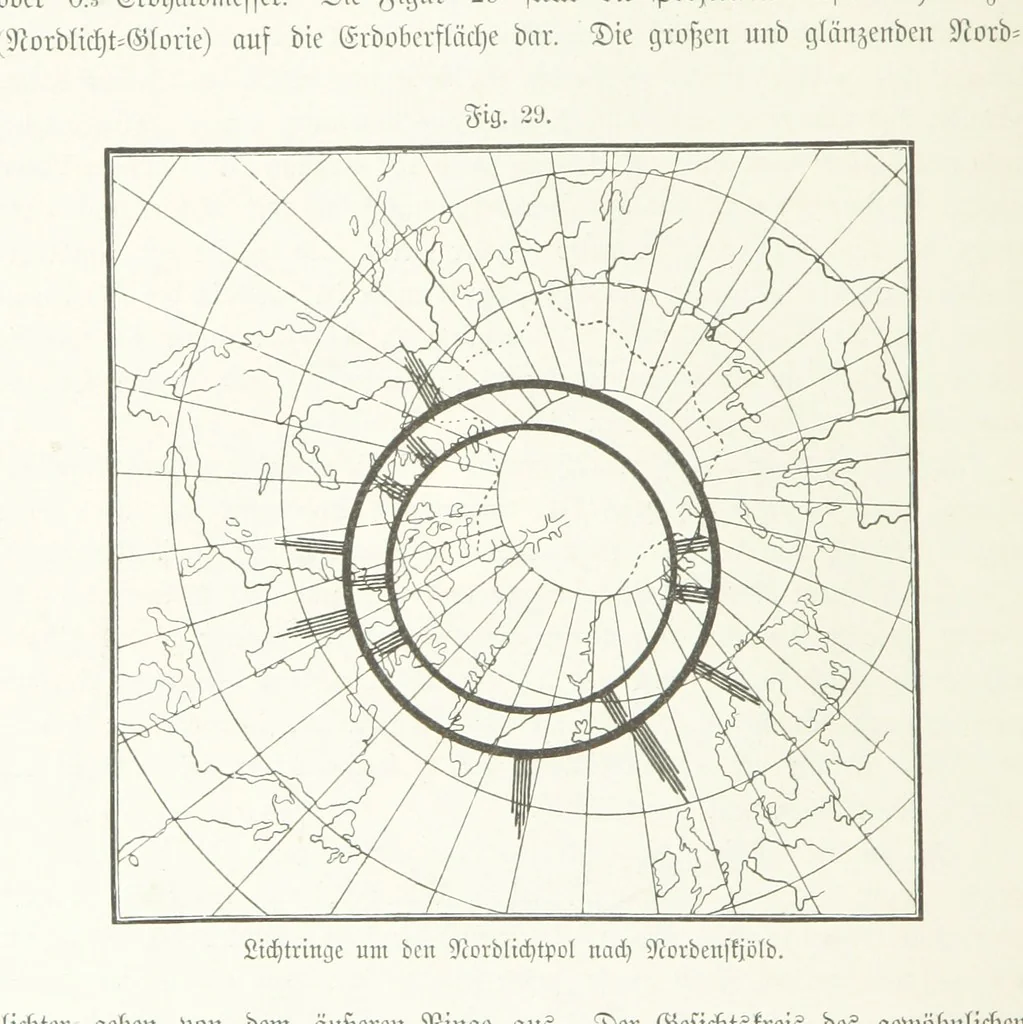 An illustration from Unser Wissen von der Erde. Allgemeine Erdkunde und Länderkunde, herausgegeben unter fachmännischer Mitwirkung von A. Kirchhoff, 1886, leaf 124