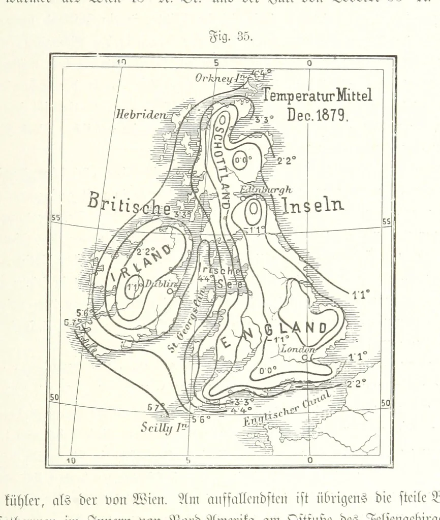 An illustration from Unser Wissen von der Erde. Allgemeine Erdkunde und Länderkunde, herausgegeben unter fachmännischer Mitwirkung von A. Kirchhoff, 1886, leaf 163