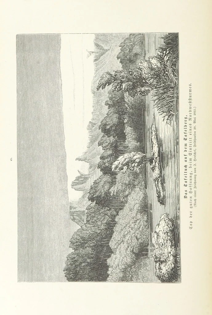 An illustration from Unser Wissen von der Erde. Allgemeine Erdkunde und Länderkunde, herausgegeben unter fachmännischer Mitwirkung von A. Kirchhoff, 1886, leaf 200