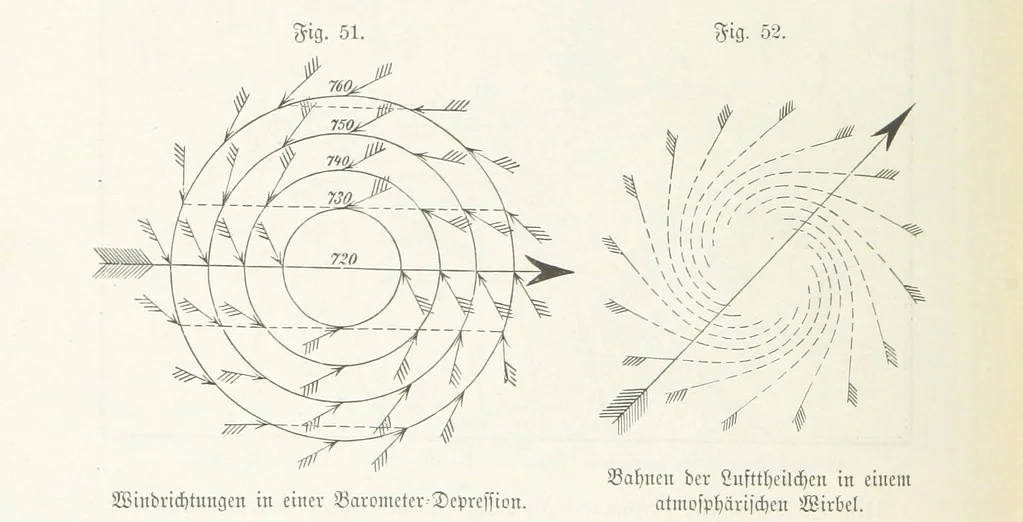 An illustration from Unser Wissen von der Erde. Allgemeine Erdkunde und Länderkunde, herausgegeben unter fachmännischer Mitwirkung von A. Kirchhoff, 1886, leaf 226