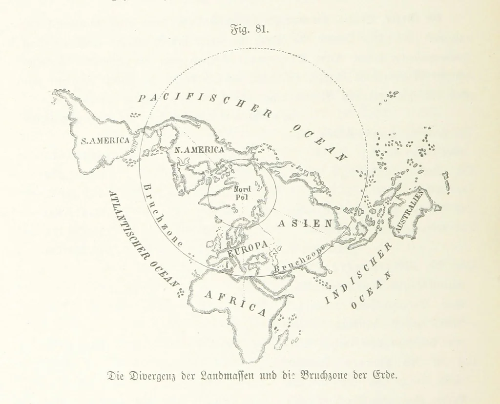An illustration from Unser Wissen von der Erde. Allgemeine Erdkunde und Länderkunde, herausgegeben unter fachmännischer Mitwirkung von A. Kirchhoff, 1886, leaf 340