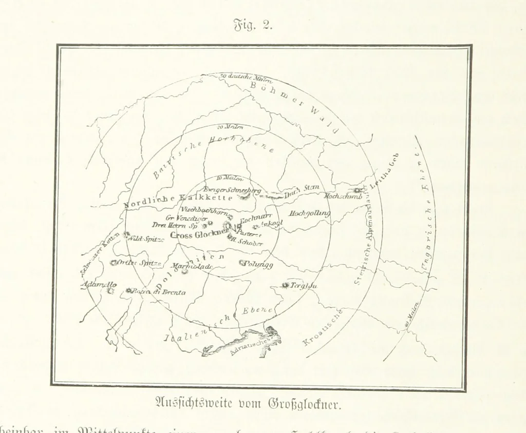 An illustration from Unser Wissen von der Erde. Allgemeine Erdkunde und Länderkunde, herausgegeben unter fachmännischer Mitwirkung von A. Kirchhoff, 1886, leaf 36