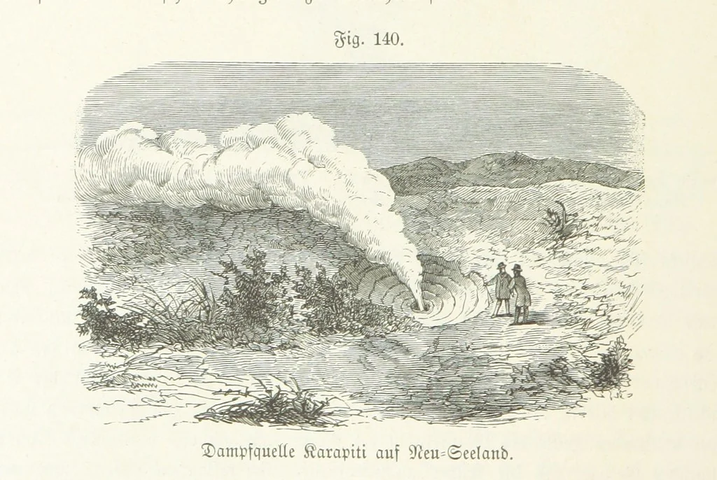 An illustration from Unser Wissen von der Erde. Allgemeine Erdkunde und Länderkunde, herausgegeben unter fachmännischer Mitwirkung von A. Kirchhoff, 1886, leaf 438