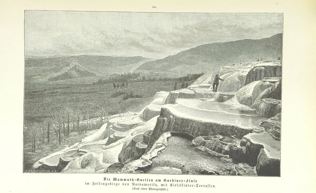 An illustration from Unser Wissen von der Erde. Allgemeine Erdkunde und Länderkunde, herausgegeben unter fachmännischer Mitwirkung von A. Kirchhoff, 1886, leaf 443