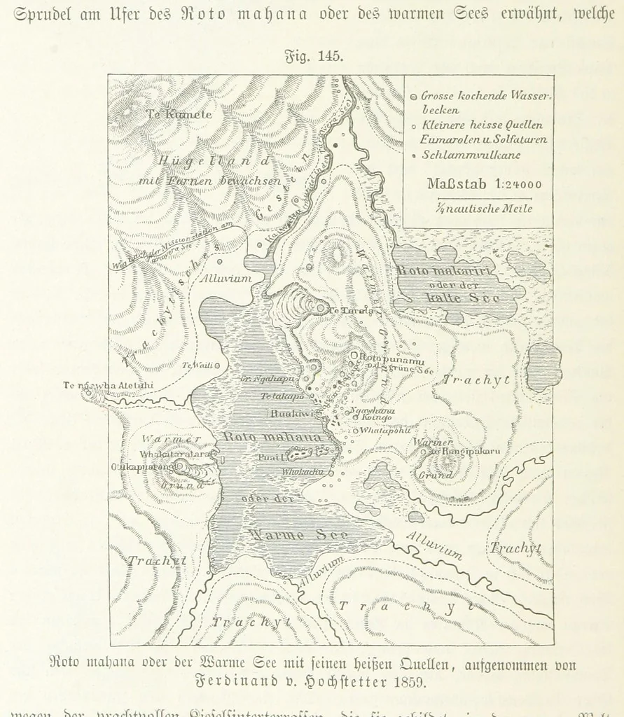 An illustration from Unser Wissen von der Erde. Allgemeine Erdkunde und Länderkunde, herausgegeben unter fachmännischer Mitwirkung von A. Kirchhoff, 1886, leaf 450