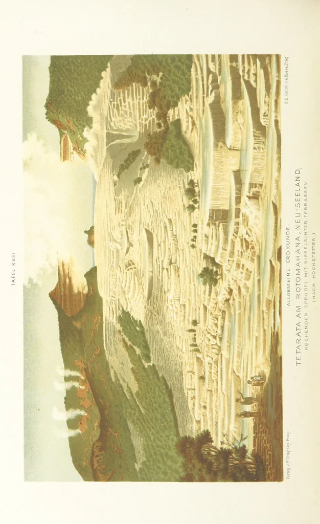 An illustration from Unser Wissen von der Erde. Allgemeine Erdkunde und Länderkunde, herausgegeben unter fachmännischer Mitwirkung von A. Kirchhoff, 1886, leaf 452